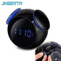 Jinserta Bluetooth Динамик Портативный Беспроводной Динамик звук стерео музыка Поддержка TF AUX будильник для телефонов