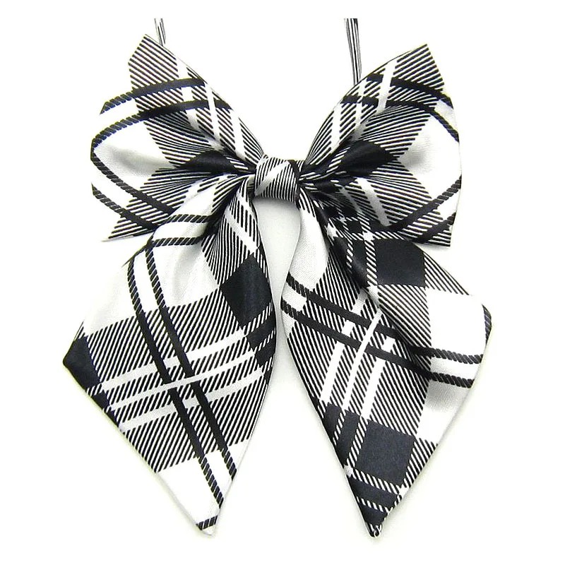 Fashion JK uniform collar butterfly cravat collar flower male and female unisex students campus lattice bow tie