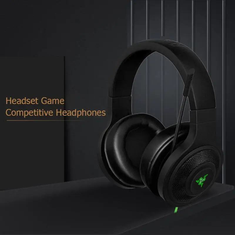 Razer kraken основные стандартные наушники с шумоизоляцией Накладные наушники Проводная игровая гарнитура аналоговые 3,5 мм USB наушники с микро