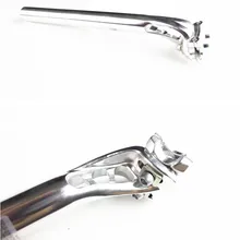 Q852 Bicycle Seat Post Aluminum Alloy Hollow Tube After Drifting Wnd 27.2 Pipe Diameter Retro Saddle  Pillar Dead Fly 