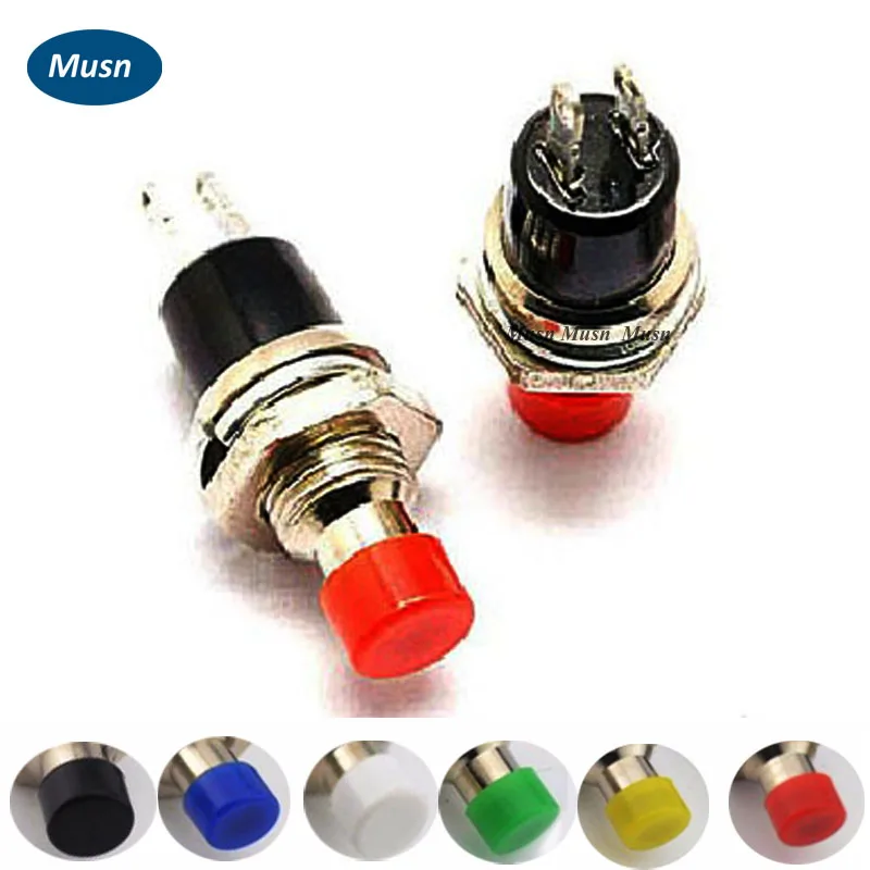 

180pcs/lot 7mm spring return Mini Push Button Switch Momentary Switch