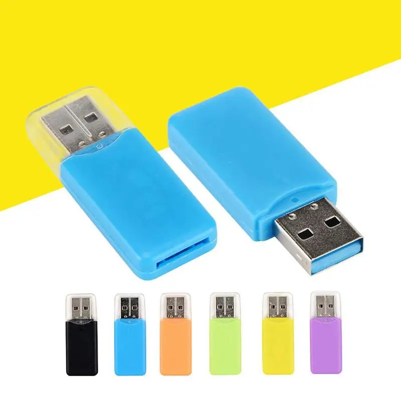 

Mini Usb 2.0 Card Reader For Micro SD Card Reader Sd Card Tf Card Adapter Plug And Play Colourful Choose From For Tablet Pc