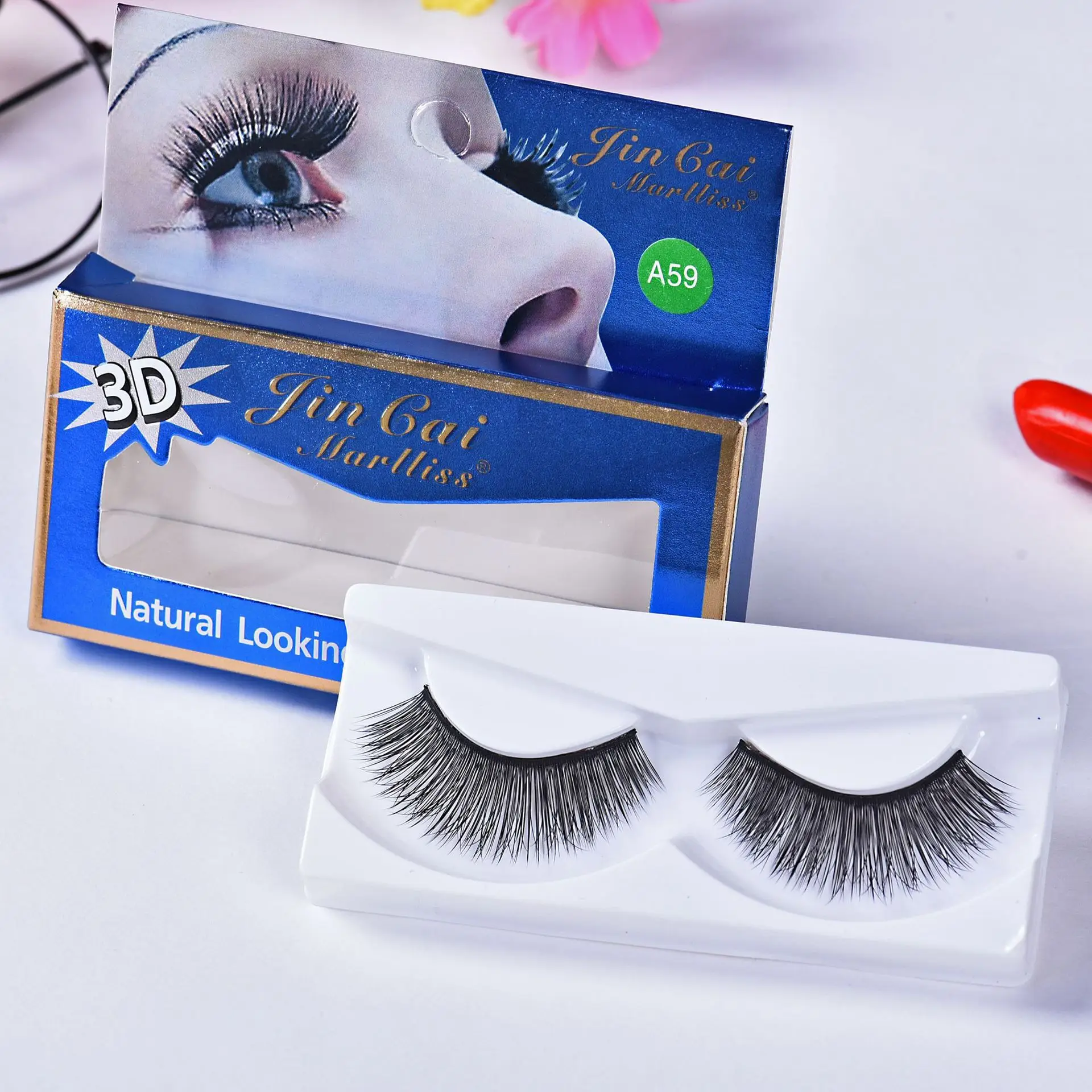 

Hot Fresh False Eyelashes Wholesale Multi-layer 3D Handmade False Eyelashes Thick Curling Eyelashes