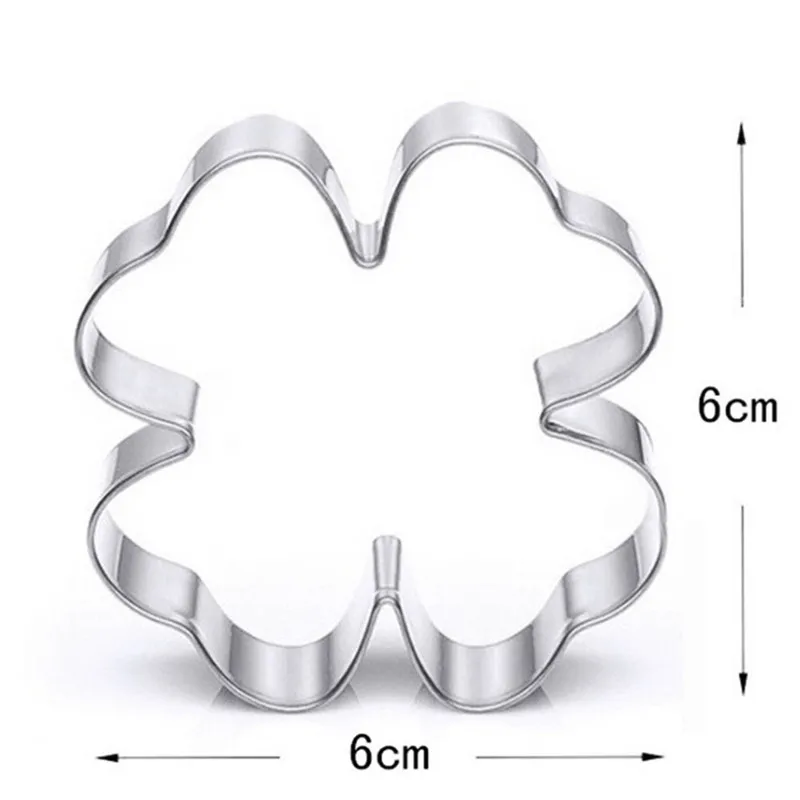 1 шт. Lucky Clover формочки для печенья 3D нержавеющая сталь Sugarcraft кондитерское печенье