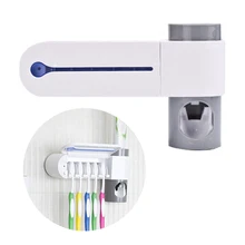 Горячая Автоматическая 3 в 1 oothpaste зубная щетка с дозатором Держатель УФ стерилизатор зубных щеток Держатель зубной пасты для ухода за полостью рта