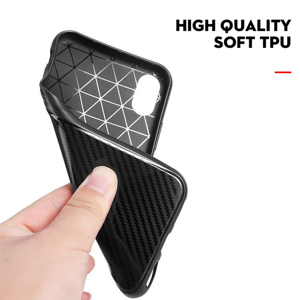 KISSCASE крутой черный глянцевый чехол для телефона iPhone X XS Max XR мягкий TUP Phone Чехол 5 5S SE