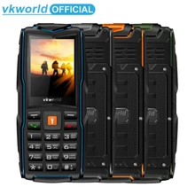 VKworld, камень, V3, мобильный телефон, водонепроницаемый, IP68, 2,4 дюймов, FM радио, 3 sim-карты, светодиодный фонарик, GSM, русская клавиатура, сотовые телефоны