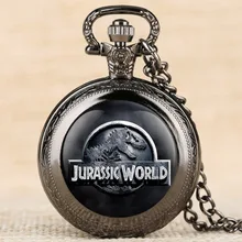 Карманные часы, кварцевые спортивные часы для мужчин, чехол из сплава с рисунком динозавра, мужские часы, модные и для отдыха, карманные часы с арабскими цифрами