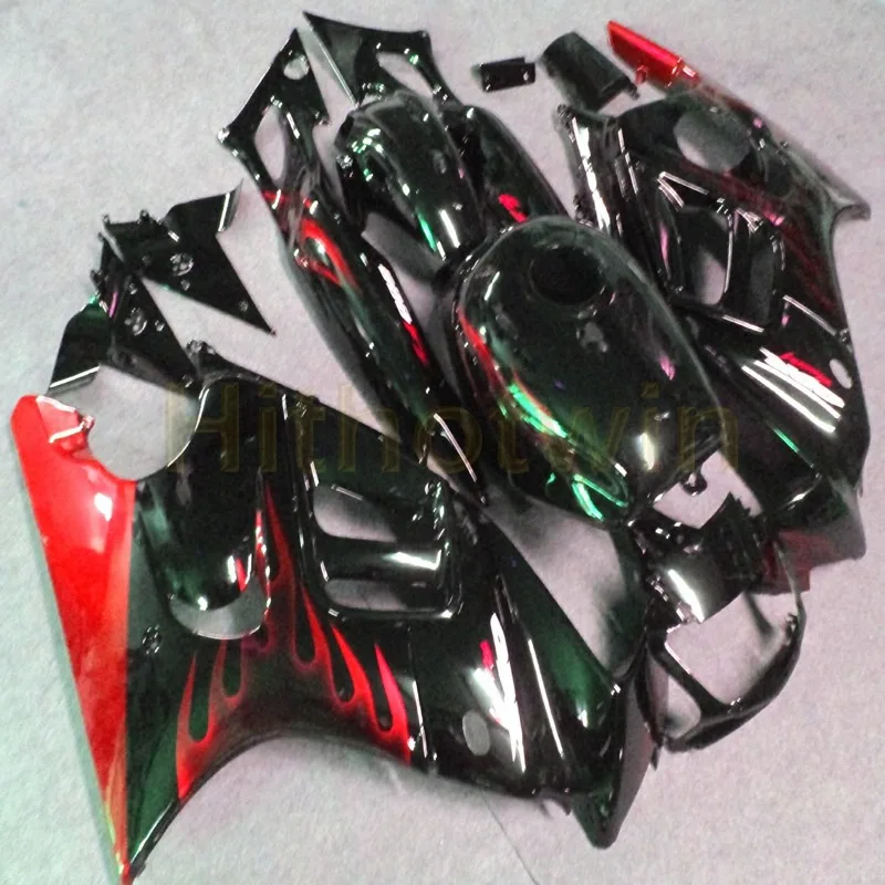 Комплект кузова мотоцикла для HONDA CBR600F3 1997-1998 F3 97 98 ABS Пластиковый обтекатель+ Botls+ оранжевый белый - Цвет: O
