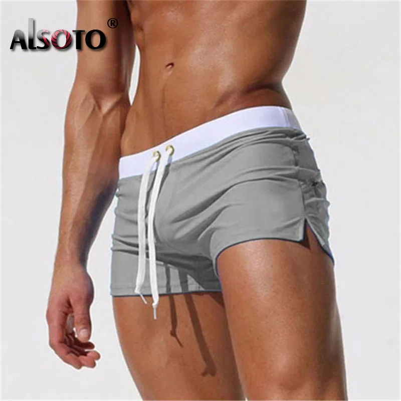 Summer Sexy Beach Shorts Men Swimsuit Casual Mens Shorts Gyms Swimwear Boardshorts Sunga Joggers Trunks Mayo homme masculino