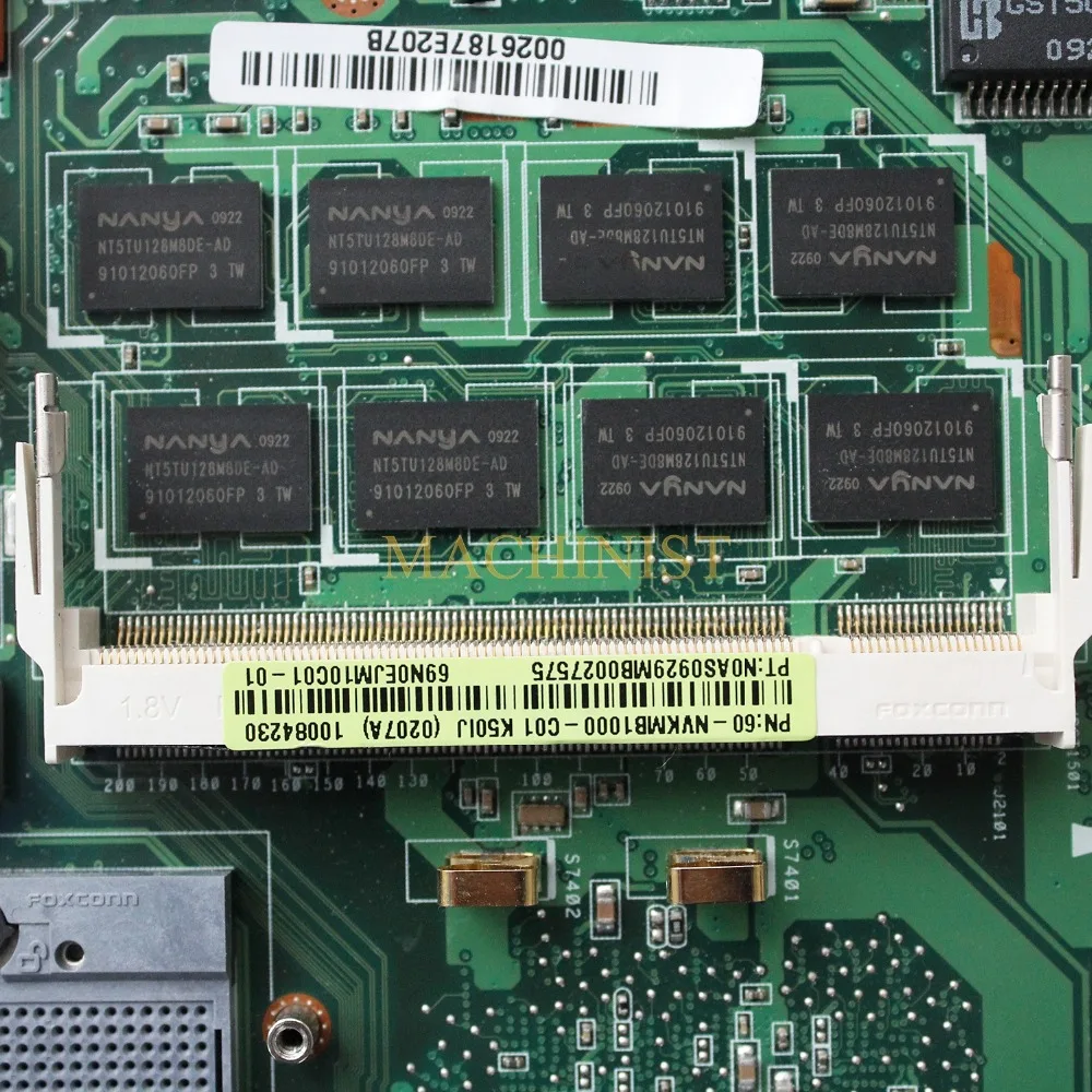 K50IJ REV2.1 Материнская плата ASUS X5DIJ K60IJ X8AIJ K40IJ ноутбука 60 NVJMB1100 B21 материнская