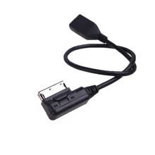 Adaptateur de câble Audio de voiture | Câble Audio de voiture, Interface de musique de voiture, AMI MMI to USB, pour Audi A3 A4 A5 A8 Q5 Q7 Q8 VW 29cm de long
