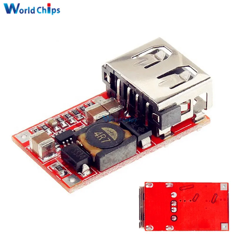

Fine 6-24V 12V/24V to 5V 3A CAR USB Charger Module DC Buck step down Converter 12v 5v power supply module