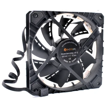 

ID-cooling HA12025L12F-Z 12cm 12025 120x120x25mm 12V 0.20A 4 lines 4pin SE series radiator RGB cooling fan