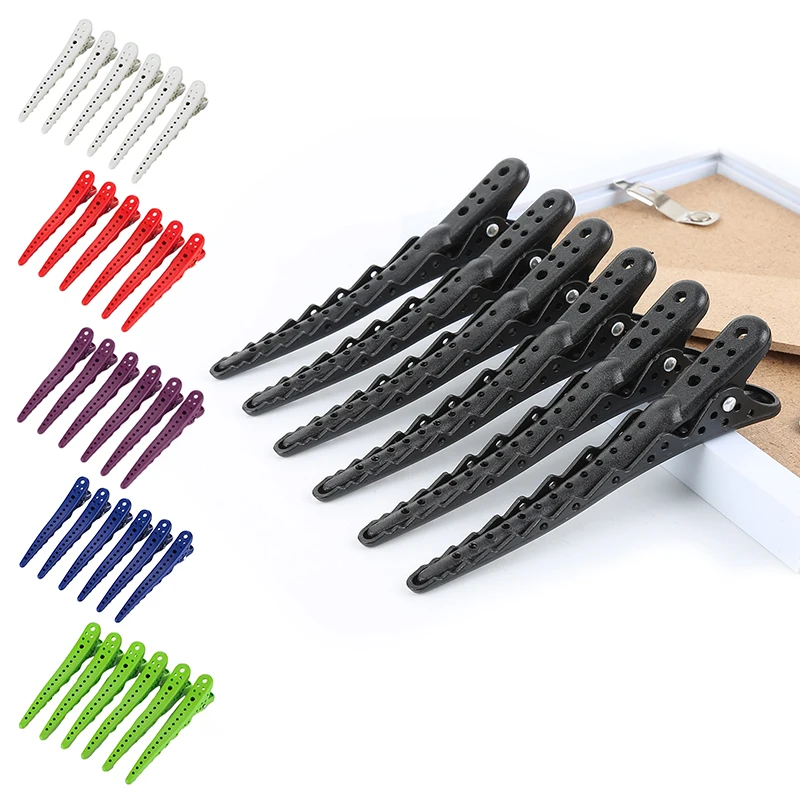 Hot 6Pcs Hair Clips Crocodile Mouth Professional Hairdressing Salon Hairpins 6 Color Pinzas Para El Cabello Hot 6Pcs Hair Clips Crocodile Mouth Professional Hairdressing Salon Hairpins 6 Color Pinzas Para El Cabello