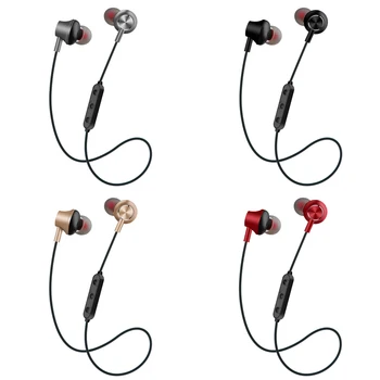 

qijiagu Neckband Wireless Bluetooth Earphone Headset Sport headphones with Microphone for Android iPhone Phone