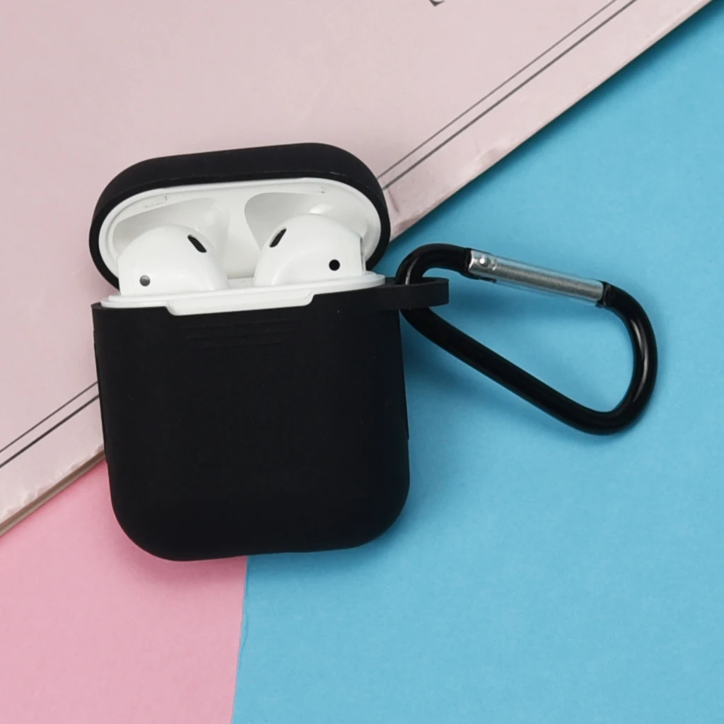 Мягкий силиконовый чехол для Airpods, чехол для зарядки, защитный чехол, чехол для Apple Airpods Air pods, разные цвета