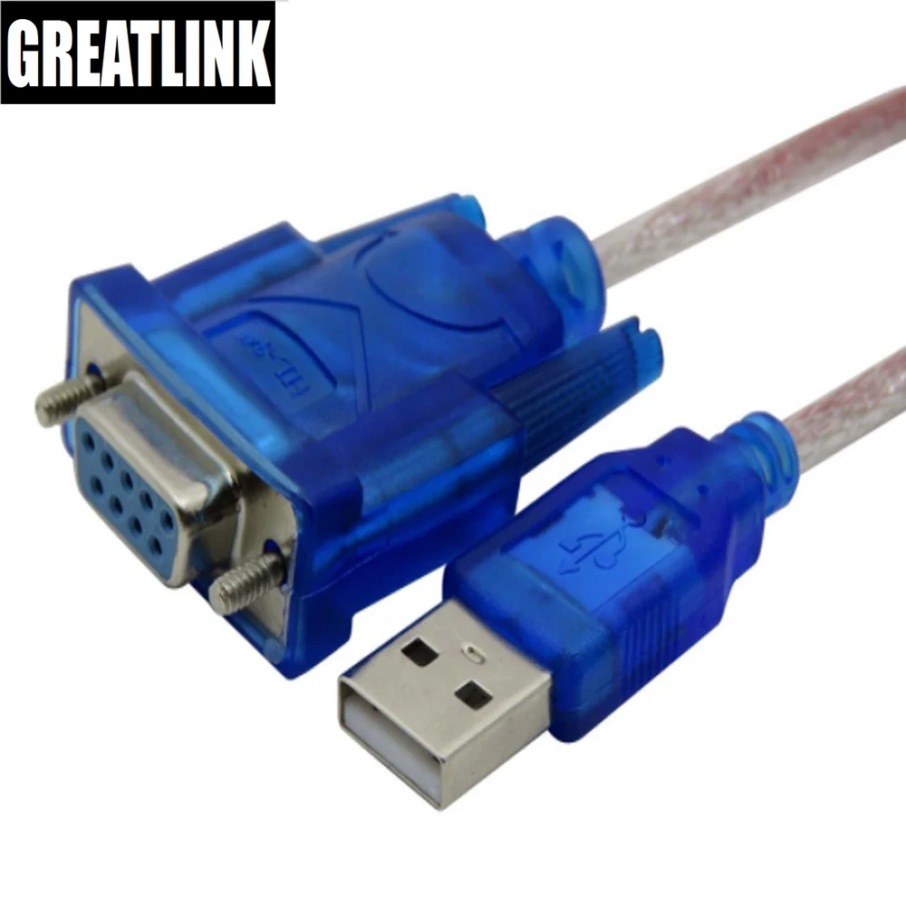 Бесплатная доставка! Переходник с USB на гнездо RS232 отверстия для