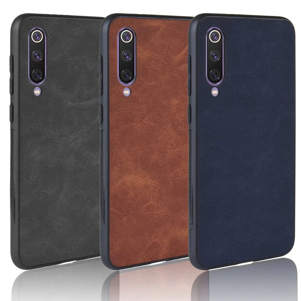 

Luxury PU Leather Case For Xiaomi Redmi Note 7 Pro 7Pro GO Ultra Light Soft Shockproof Back Cover For Xiaomi Mi 9 SE 9SE Case