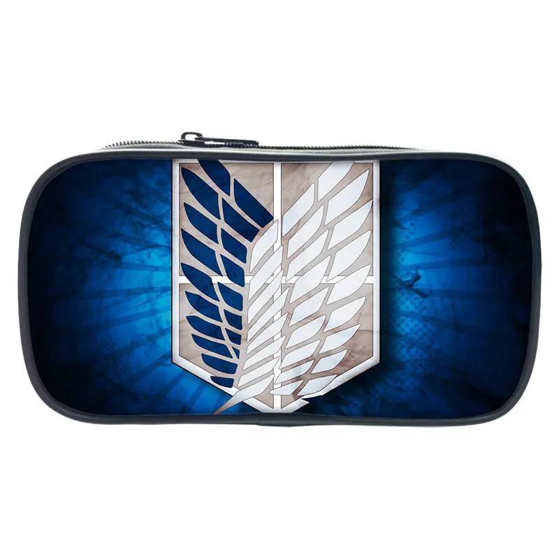 

Attack On Titan Bag Children Boys Girls Pencil Case Fashion New Cute High Quality Kids Pencil Bag Teens School Case