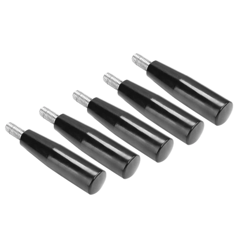 

HLZS-M12x90 Cnc Milling Machine 5 Pcs Thread Milling Machine Replacement Accessory Revolving Bakelite Handle