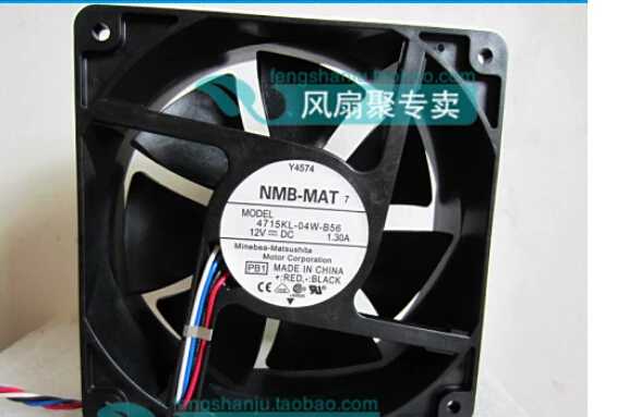 

New original NMB 4715KL-04W-B56 12cm12038 12V1.3A 120 *120 *38MM chassis fan CPU fan