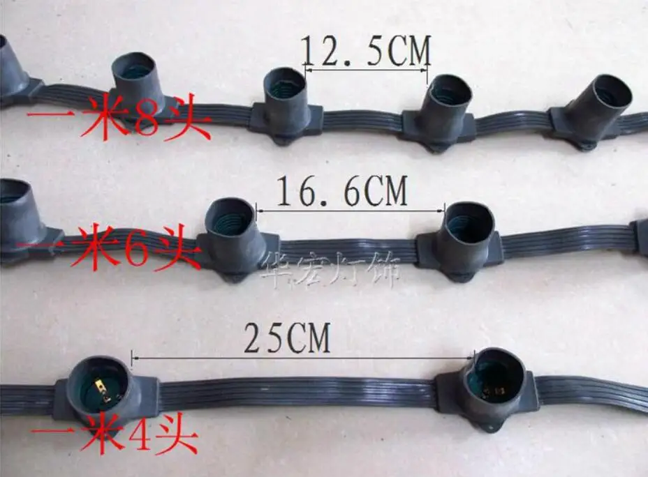 

White Black KTV board decorative christmas string lights marquee use E27 Exclude Bulb