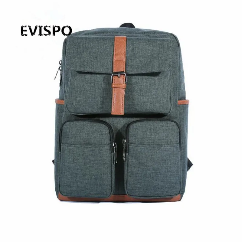 EVISPO Multifunction Men 17inch Laptop Backpacks For Teenager Fashion Male Mochila Leisure Travel backpack