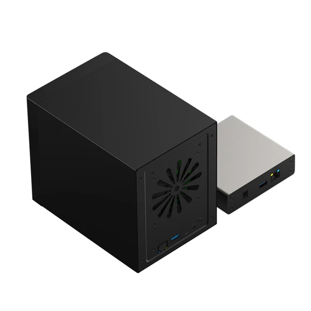 Boîtier de disque dur intelligent pour NAS Gigabit Ethernet, pour 2.5 en  effet 3.5, pour accès à distance - AliExpress