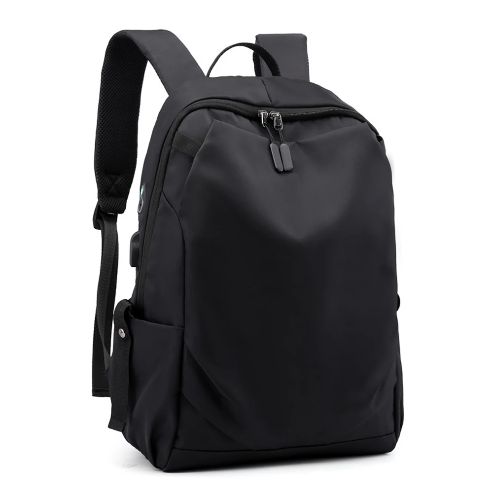 Casual Backpacks Men Waterproof Oxford Back Pack Student School Bags with USB Charging Laptop Backpack for Male Travel Bagpack