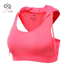 Женский жилет для бега с капюшоном спортивный бюстгальтер с подкладкой Корсеты тренажерный зал Спортивный жилет женские топы с бретельками, майка для бодибилдинга и фитнеса P012