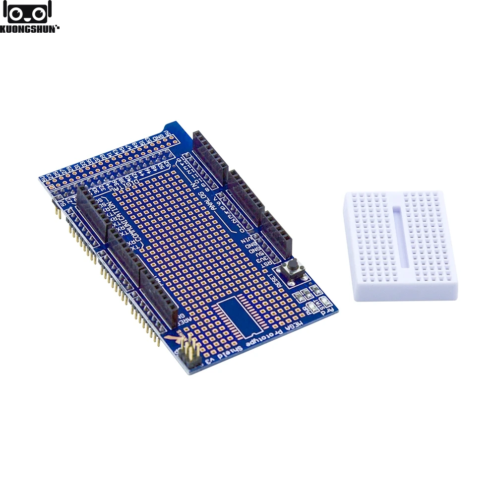 Макетная плата для MEGA 2560 R3 Proto расширения V3.0 + макетная мини PCB 170 точек связи arduino