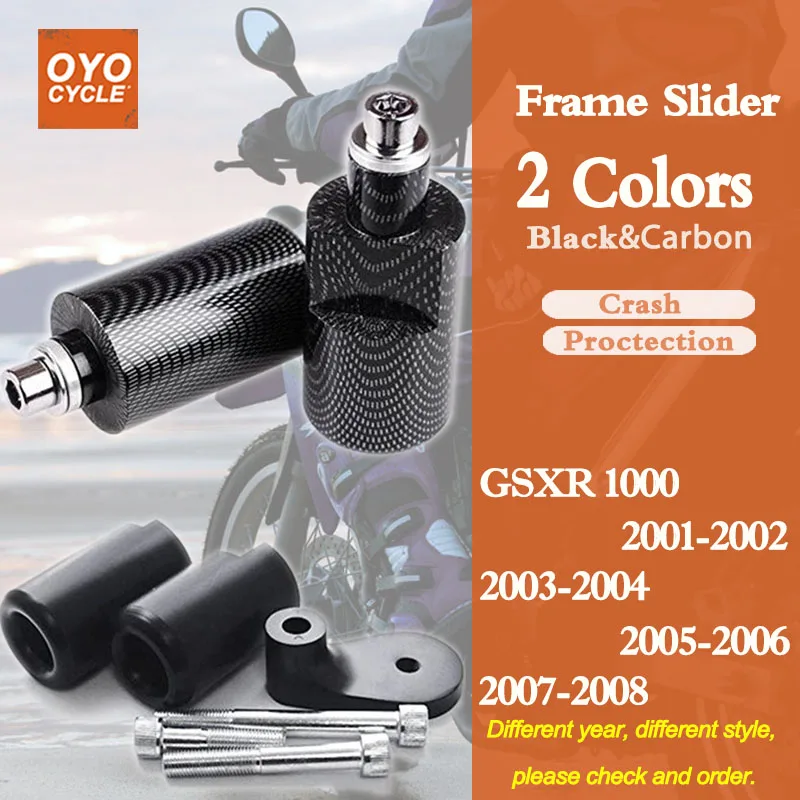 For Suzuki GSXR1000 GSX-R GSXR 1000 Frame Slider Crash Pad Falling Protection Motorcycle Parts 2001 2002 2003 2004 2005-2008 | Автомобили
