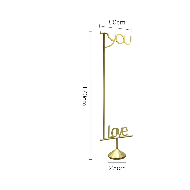 Луи Мода CD стойки и вешалки для пальто дизайнер латунь украшения я люблю тебя шляпа Ins нордическая вешалка