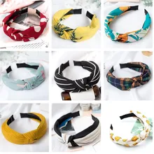 Женская повязка на голову, крученая повязка на голову, бант, перекрестный галстук, бархатная повязка на голову, обруч для волос, аксессуары для волос