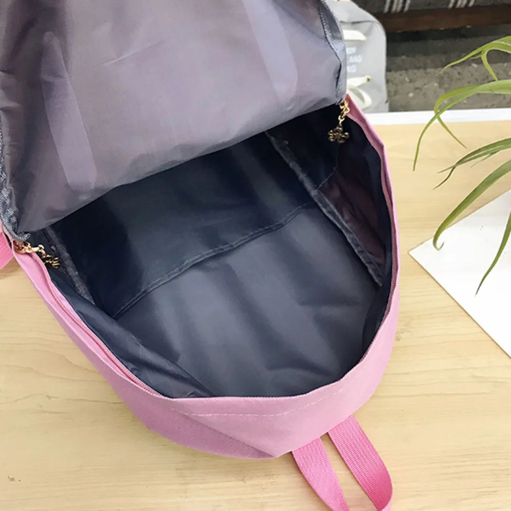Las mujeres Mochila estilo Preppy Bookbags Oxford de lazo Mochila Escolar bolsas para la escuela de chicas adolescentes Mochila impermeable 2018 nuevo
