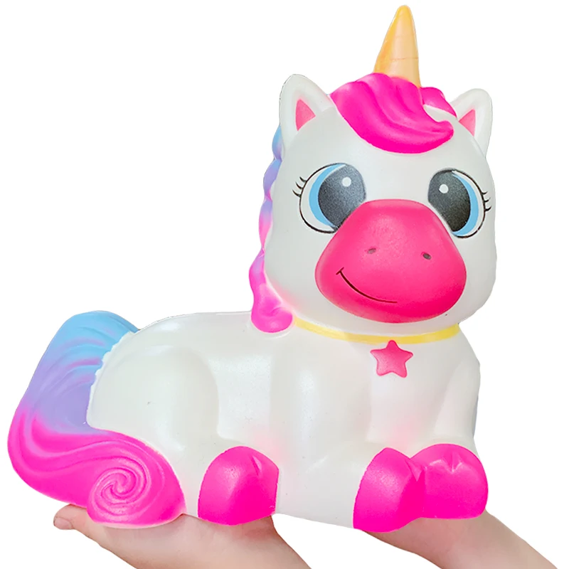 

Oversized Cute Unicorn Squishy Slow Rising Soft Bread Cake Scented Squeeze Toys Simulation Stress Relief for Children Toy Gift