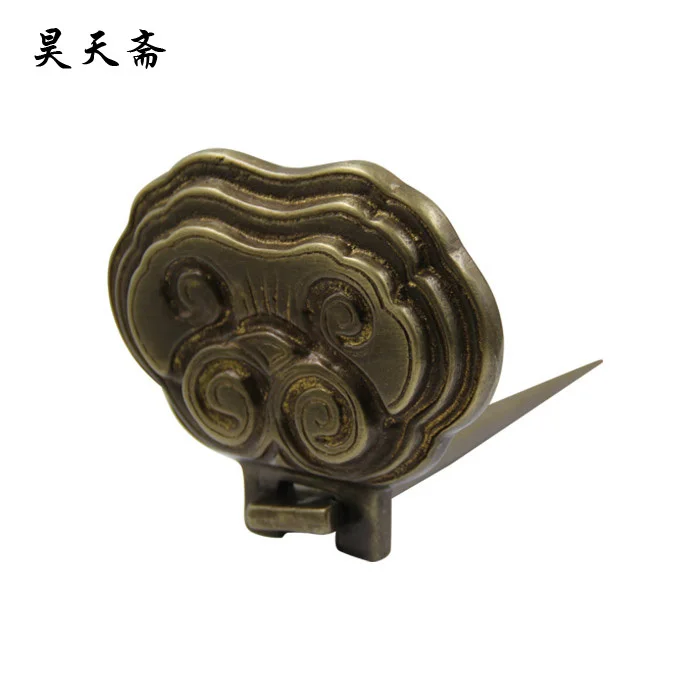 

[Haotian vegetarian] Chinese home copper fittings / wishful plaque care / ticked / painting hanging HTM-014