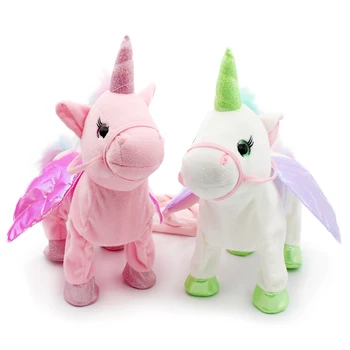 

35cm Usocute walking unicorn plush toy stuffed animal toys children kid baby cute plush toy