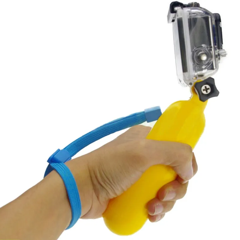 

GP81 Yellow Selfie Sticks GoPro Hero 3 Buoyancy Stick Gopro Floating Accessories Buoyancy Handheld Self-timer Stick