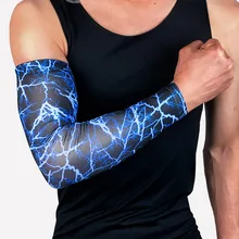 Мужские баскетбольные компрессионные нарукавники, рукава татуировки, УФ перчатки, Ciclismo, налокотники, защитные накладки, поддержка manguitos, бразильские перчатки для мужчин