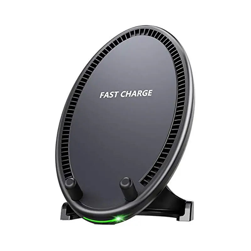 

Fast Wireless Charger, Qi Wireless Charging Pad Stand With Cooling Fan For Galaxy S8/S8 Plus/S7/S7 Edge/S6 Edge Plus/Note 5, S