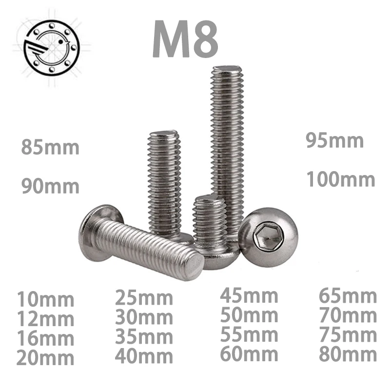 Pernos M8 50mm 