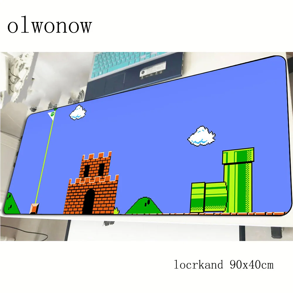 Марио Коврик для мыши запястий 900x400x2 мм лучшие игровой коврик геймер аниме