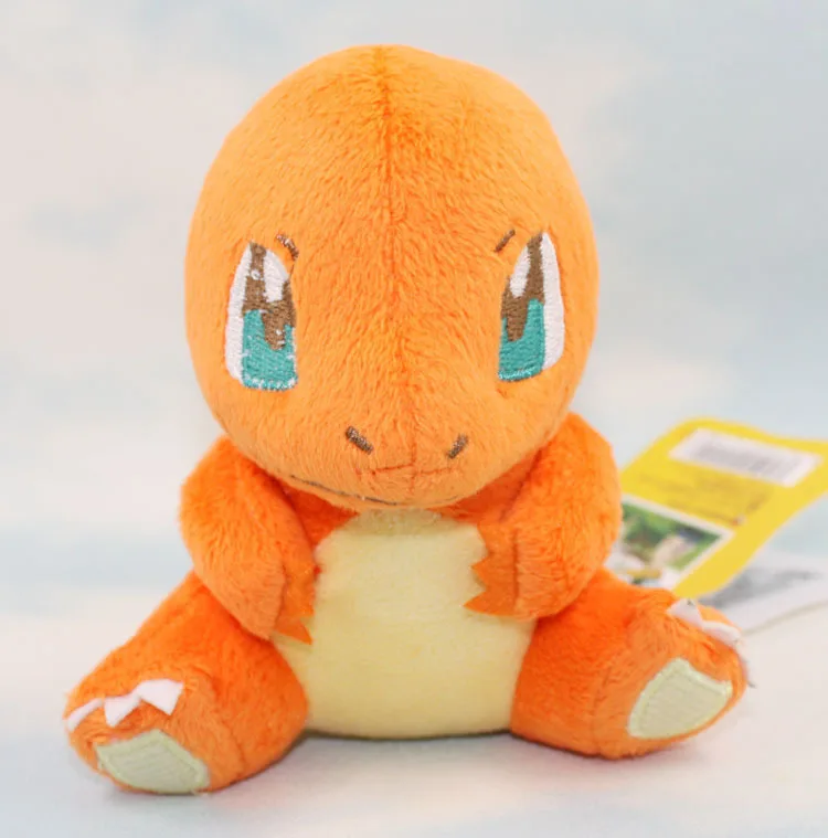 12 см Charmander мягкая плюшевая игрушка чучела кукла милый плюшевый чармандер с тегом