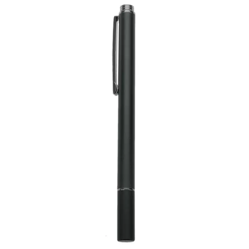 

New s 12.5cm Fine Point Round Thin Tip Capacitive Stylus Pen Tablet Stylus Pen For iPad 2/3/4/air/mini High Quality- Black