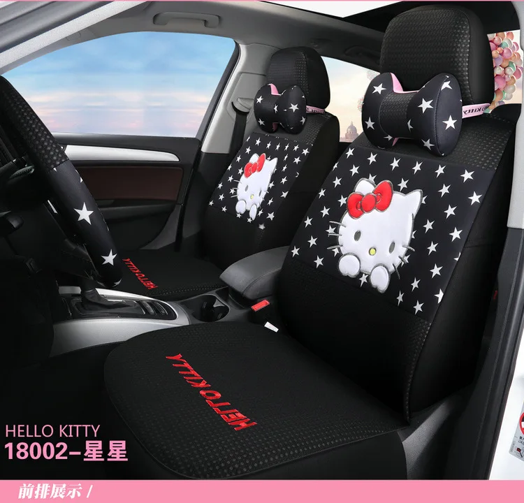 Модные милые автомобильные аксессуары hello kitty Decoracion Para Coches Asientos покрывало для автомобильного сиденья