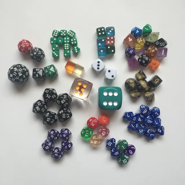 80 Pieces Bag A Great Variety Of Dice Contains Large Size And 80 Pieces Bag A Great Variety Of Dice Contains Large Size And