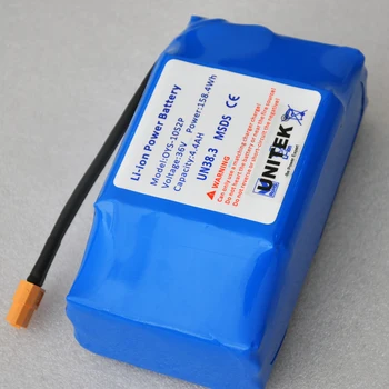 

li-ion 36V 4400mah rechargeable battery pack 4.4AH lithium ion cell for electric self balance scooter vehicle monocycle unicycle
