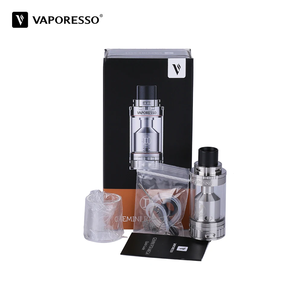 Оригинальный vaporesso Gemini Мега RTA электронный сигаретный бак 4,5 мл распылитель для марки vaporesso Tarot мод Vape